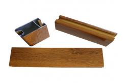 China 6063-T5 Wood Grain Aluminum , Aluminum Extrusion Profile For Office Room supplier