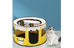 China Portable Foldable Cat House Playpen And Puppy Playpen Pet Tent supplier