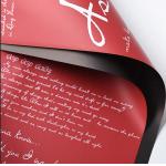 Letter Design Florist Wrapping Paper 58x58 for Gift Packaging