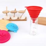 FDA Approved Mini Silicone Collapsible Funnel for oil Liquid Transfer