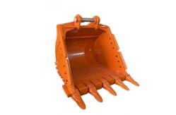 China Optimized Tooth Design Excavator Rock Bucket For Construction Demolition Work supplier
