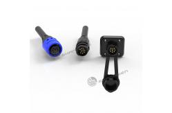 China Industrial 9 Pin Waterproof Connector Male Socket IP67 Connector supplier