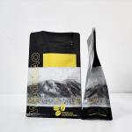 Custom Resealable Mylar ziplockk Food Storage Coffee Bean Pouch Bag Packaging With easy tear notch for sale