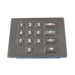 Durable16 keys backlit brushed steel numeric keypad with USB electronic controller