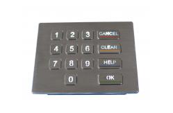 China Durable16 keys backlit brushed steel numeric keypad with USB electronic controller supplier