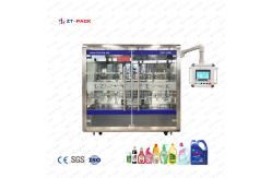 China 6 8 Head Bottle Filling And Capping Machine Flat Paste Liquid Filling Machine supplier