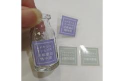 China Custom Clear Vinyl Stickers Mini Transparent BOPP Labels For Essential Oil Ampoule supplier