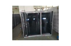 China Tempered Glass UPVC 60x60 Sliding Window For Office Custom supplier