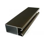 Bronze Anodized Aluminum Profiles Trailer Doors Windows Frame T5 6063 Corrosion Resistant for sale