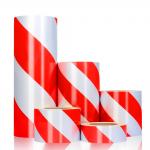 Detectable Red Green White Yellow Black Pvc Reflective Barricade Caution Warn Hazard Safety Warning Tape for sale