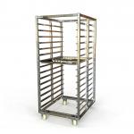 Custom Stainless Steel Bread Bakery Trolley for Direct Oven Loading and Unloading for sale