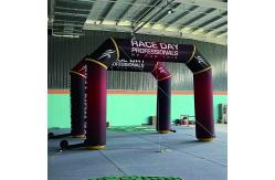 China Outdoor Custom Full Printing Start Finish Line Inflatable Arch for Advertising supplier
