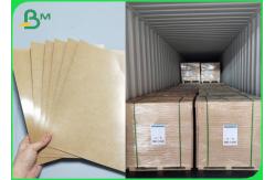 China Grease Proof PE Kraft Paper Roll 750mm 850mm Width Food Grade Material supplier