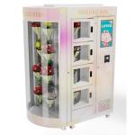 Smart Automatic Flower Vending Machine With Coin QR Code And Token Payment Options for sale