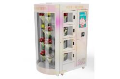 China Smart Automatic Flower Vending Machine With Coin QR Code And Token Payment Options supplier