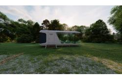 China Mobile Prefabricated House For Hotels White Or Customized Space Capsule Design supplier