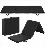 Carrying Handles Tri - Fold Thick Exercise Mat For Tumbling MMA Martial Arts
