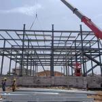 Bolt Connection Steel Structure Workshop Q345 Insulated Steel Workshop for sale
