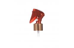 China Aluminum Circle 24 / 410 Mini Trigger Sprayer With Button Used For Washing supplier
