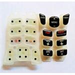 Epoxy Resin Glue Process Silicone Rubber Keypads 75 Shore A