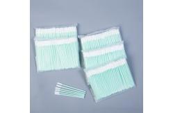China Knitted Polyester / Microfiber Electronics Cleaning Swabs Round Head OEM Service supplier