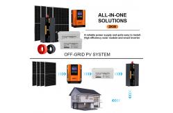 China Home Solar Energy System 2KW Solar Panel Kit Off Grid With Mounting System supplier