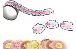 China Single Sided Acrylic Adhesive Gold Foil Washi Tape supplier