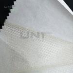 Two Layers Adhesive Fusible Web Net With Non Woven Release Paper For Bonding Clothing for sale