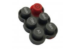 China 90 Shore A Silicone Numeric Keypad For Electronic Equipment supplier