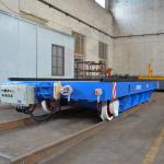 Automated Cable Drum Powered Rail Transfer Trolley Customized 50 Tons for sale