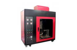 China Foam Plastics Horizontal and Vertical Flammability Tester with MCU Control supplier