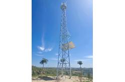China Angle Steel Structure Mobile Communication Tower 20m - 100m Microwave supplier