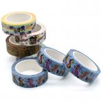 Custom Print Colored Decoration Adhesive Paper Waterproof Masking Washi Tapes for sale