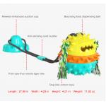 Food Dispensing Function Dog Interactive Pet Toys 40CM Stronger Suction OEM With Sound
