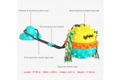 China Food Dispensing Function Dog Interactive Pet Toys 40CM Stronger Suction OEM With Sound supplier