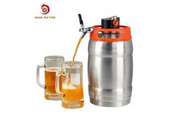 China 5L Double Wall Vacuum Insulated Barrel Beer Dispenser Tap Kit supplier
