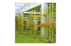 China Blue Automated Storage Racking System , Electric Mobile Warehouse Racking System supplier