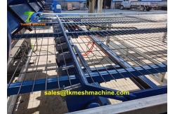 China 380v Plc Fence Mesh Welding Machine Galvanized Electric Welded Iron Wire Panel supplier