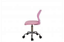 China Fabric Seat Armless Office Chairs Mid Back ,  Adjustable Height Kids Computer Chair supplier