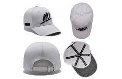 China Custom Size Unisex 3D Embroidered Baseball Hat Flat Shape supplier
