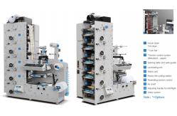 China High Speed Automatic Flexographic Label Printing Machine With One Die-Cutting Station supplier