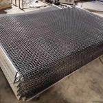 High Tensile 65mn Hooked Galvanized Crimped Wire Mesh For Coal Mine Industry for sale