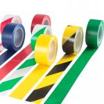 Waterproof PVC Marking Tape In Various Mix Colors 1 Inch Easy Removal / Abrasion Resistance for sale