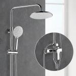 Three Function Bath Shower Mixer Set Copper Alloy Adjustable Descaling Shower Set for sale