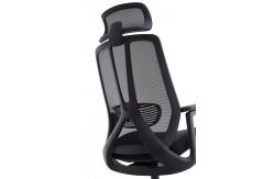 China Modern Ergonomic Middle Back Mesh Swivel Office Chair with Adjustable Armrest supplier