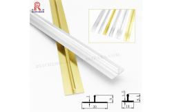 China Customized Aluminum T Transition Strip T3 - T8 Aluminum Edge Trim supplier