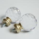 KIEI EP1008 Curtain Pole Finials Outlet Curtain Caps for sale