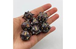 China Bloodstarial Meteor Metal Dice Set D8 RPG Dragon And Dungeon supplier