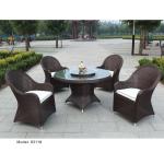 5 pc rattan dining set outdoor furniture garden wicker dining table & chair furniture for sale
