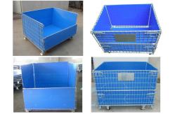 China Hot sale metal wire mesh container pallet,collapsible wire mesh supplier